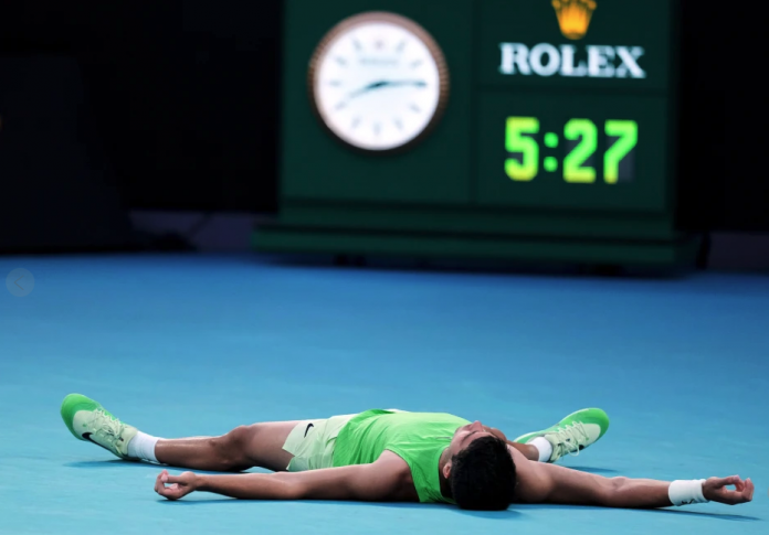 Alcaraz y Djokovic en abierto de Australia